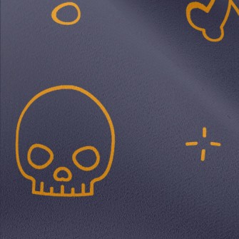 Cute Line Bones Chiffon