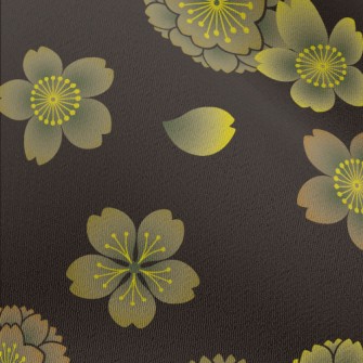 Beautiful Cherry Blossom Patte Chiffon