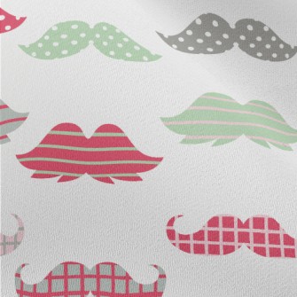 Color Cartoon Beard Chiffon