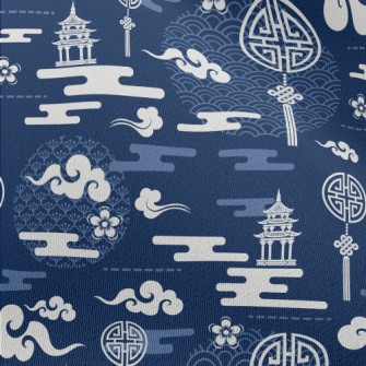 Chinese Architecture And Eleme Chiffon