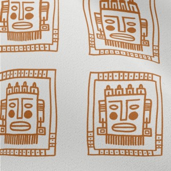 Aztec Graffiti Chiffon