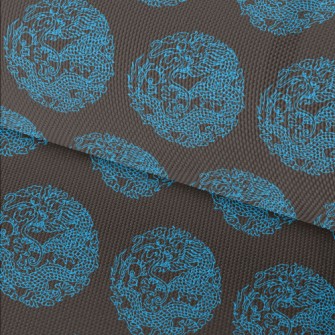 Blue Line Chinese Dragon Waterproof Oxford