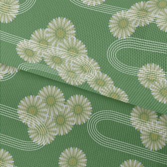 Japanese Daisy Pattern Waterproof Oxford
