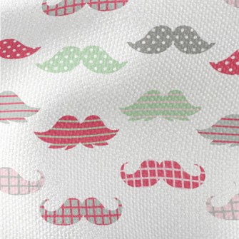 Color Cartoon Beard Waterproof Canvas