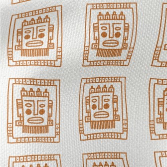 Aztec Graffiti Waterproof Canvas