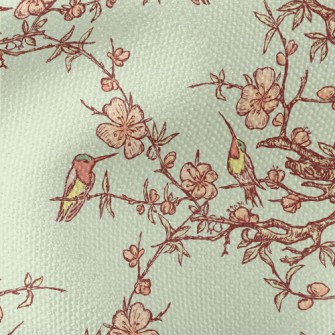 Hand Drawn Hummingbird And Che Waterproof Canvas