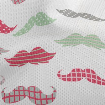 Color Cartoon Beard Athletic Mesh Flat Back