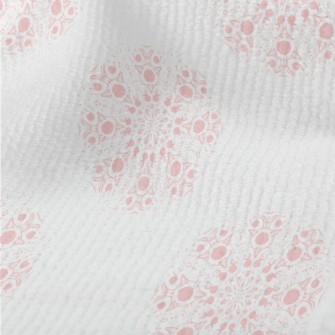 Pink Kaleidoscope Pattern Terry