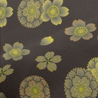 Beautiful Cherry Blossom Patte Performance Linen