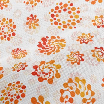 Orange Gradient Graffiti Performance Linen