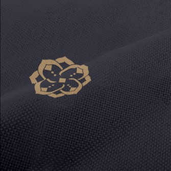 Modern Golden Flowers Performance Linen