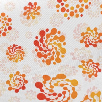 Orange Gradient Graffiti Twill