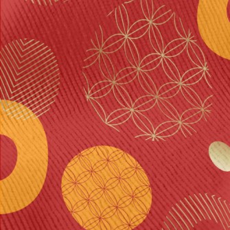 Modern Chinese Pattern Standard Corduroy