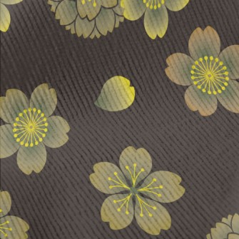 Beautiful Cherry Blossom Patte Standard Corduroy