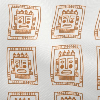 Aztec Graffiti Dobby