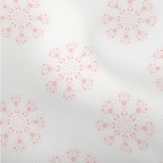 Pink Kaleidoscope Pattern Dobby