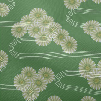 Japanese Daisy Pattern Dobby
