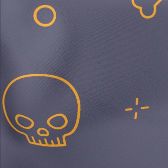 Cute Line Bones Stretch Ponte