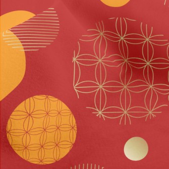 Modern Chinese Pattern Micro Fleece