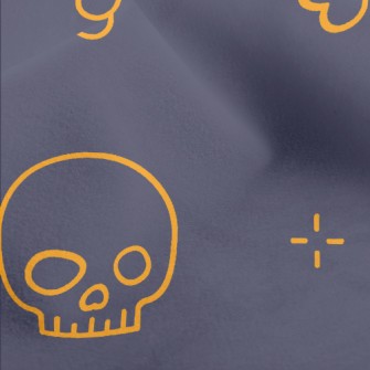 Cute Line Bones Micro Fleece