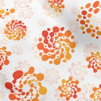 Orange Gradient Graffiti Micro Fleece