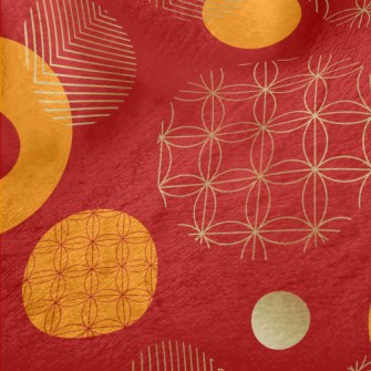 Modern Chinese Pattern Minky