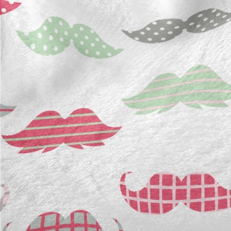 Color Cartoon Beard Minky