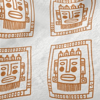 Aztec Graffiti Minky