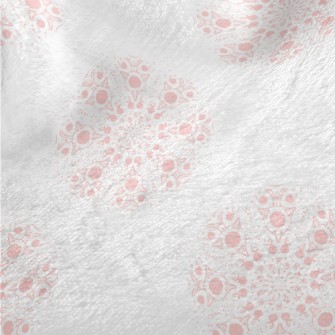 Pink Kaleidoscope Pattern Minky
