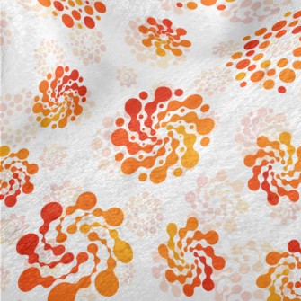 Orange Gradient Graffiti Minky