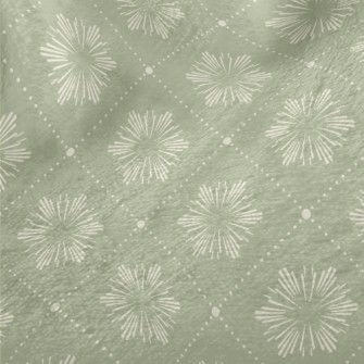 Elegant Green Diamond Minky