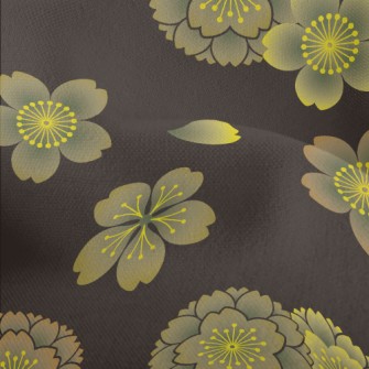 Beautiful Cherry Blossom Patte Lightweight Performance Linen