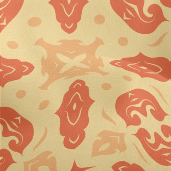 Three Color Graffiti Pattern Lightweight Performance Linen