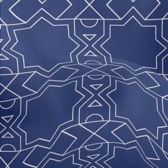 Exotic Geometric Patterns Lightweight Performance Linen