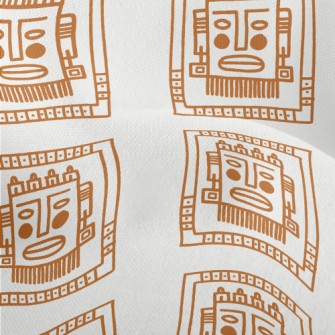 Aztec Graffiti Lightweight Performance Linen