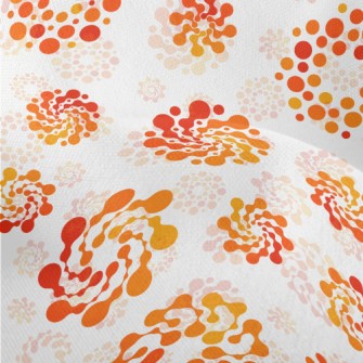 Orange Gradient Graffiti Lightweight Performance Linen