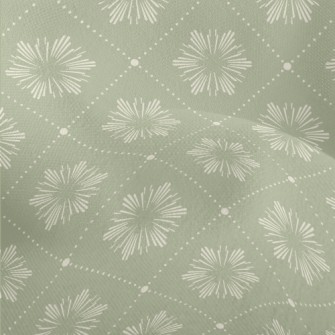 Elegant Green Diamond Lightweight Performance Linen