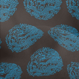 Blue Line Chinese Dragon Lightweight Performance Linen