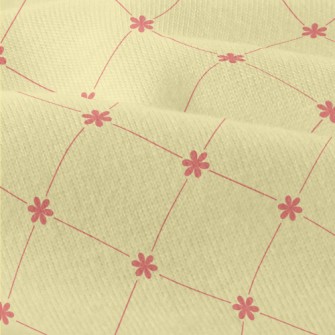 Pink Small Flower Rhombus Modern Jersey