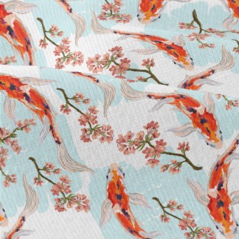 Hand Drawn Carp Pond Modern Jersey