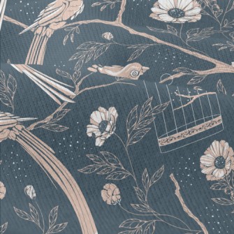 Retro Fantasy Garden Modern Jersey