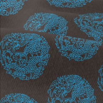 Blue Line Chinese Dragon Modern Jersey