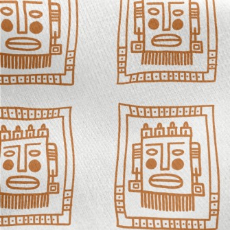 Aztec Graffiti Jersey Backed Fleece