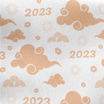 Chinese New Year Celebration Jersey Backed Fleece