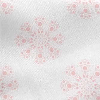 Pink Kaleidoscope Pattern Jersey Backed Fleece