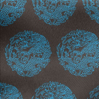 Blue Line Chinese Dragon Jersey Backed Fleece