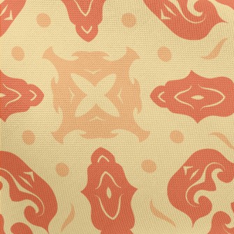 Three Color Graffiti Pattern Pongee