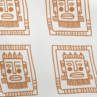 Aztec Graffiti Pongee