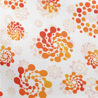 Orange Gradient Graffiti Pongee