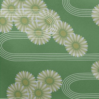 Japanese Daisy Pattern Pongee